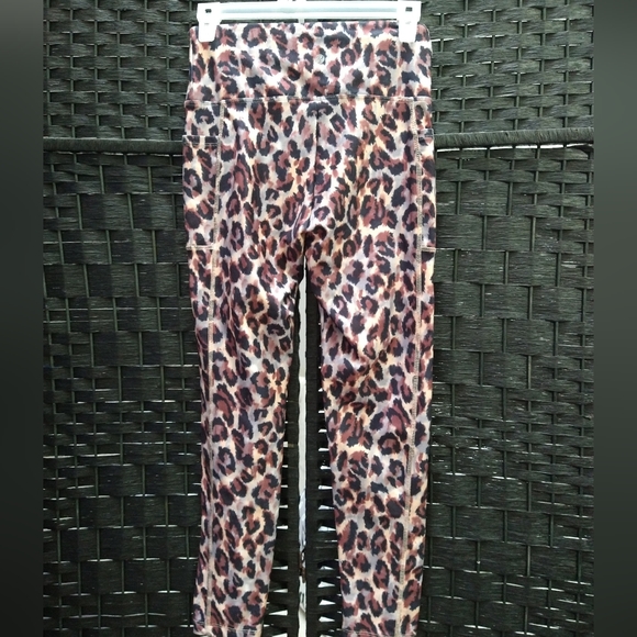 Bally High Waisted Leopard Print Sport Leggings - Picture 8 of 10
